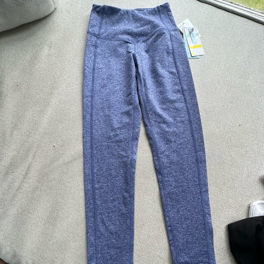 Zella Blue Marlin Crossdye legging